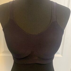 Truekind Daily Comfort Wireless Shaper Black Bra Sz M NWOT